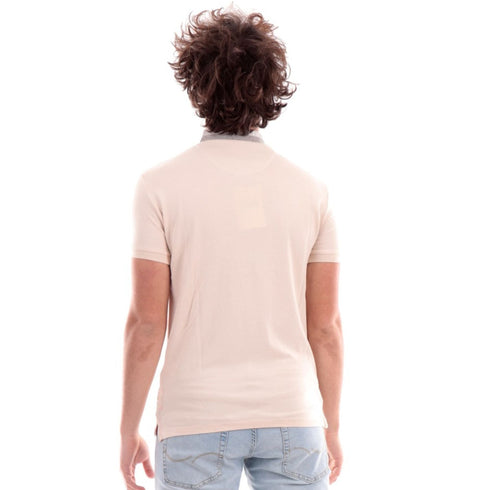 Polo Uomo con colletto alla coreana Ecru YES ZEE- Francavilla Moda